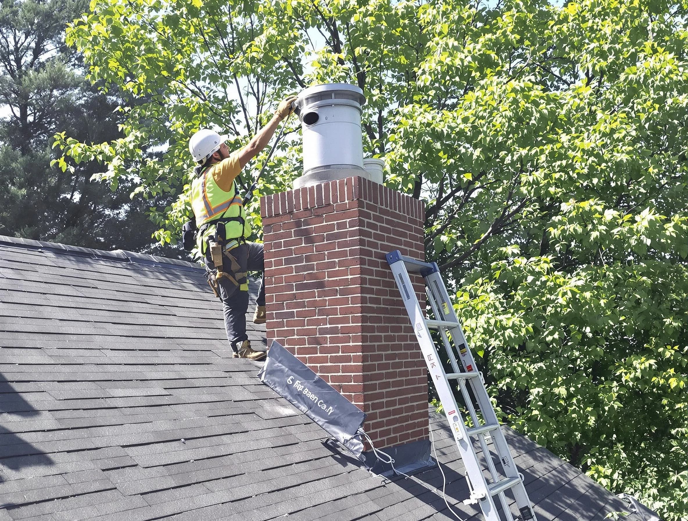 Chimney liner inspection by Jonesboro Chimney Sweep in Jonesboro, GA
