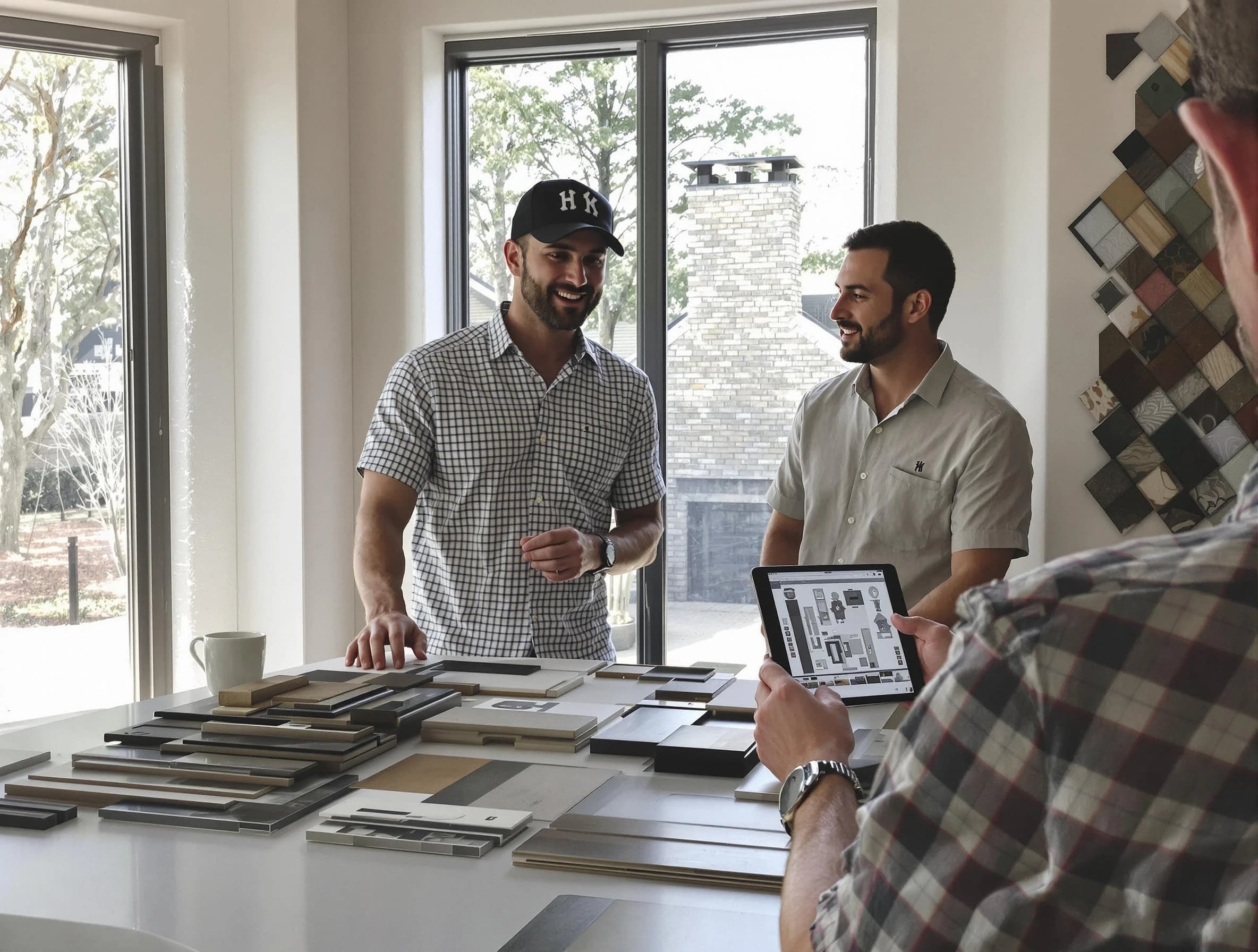 Jonesboro Chimney Sweep remodeling a chimney and fireplace in Jonesboro, GA