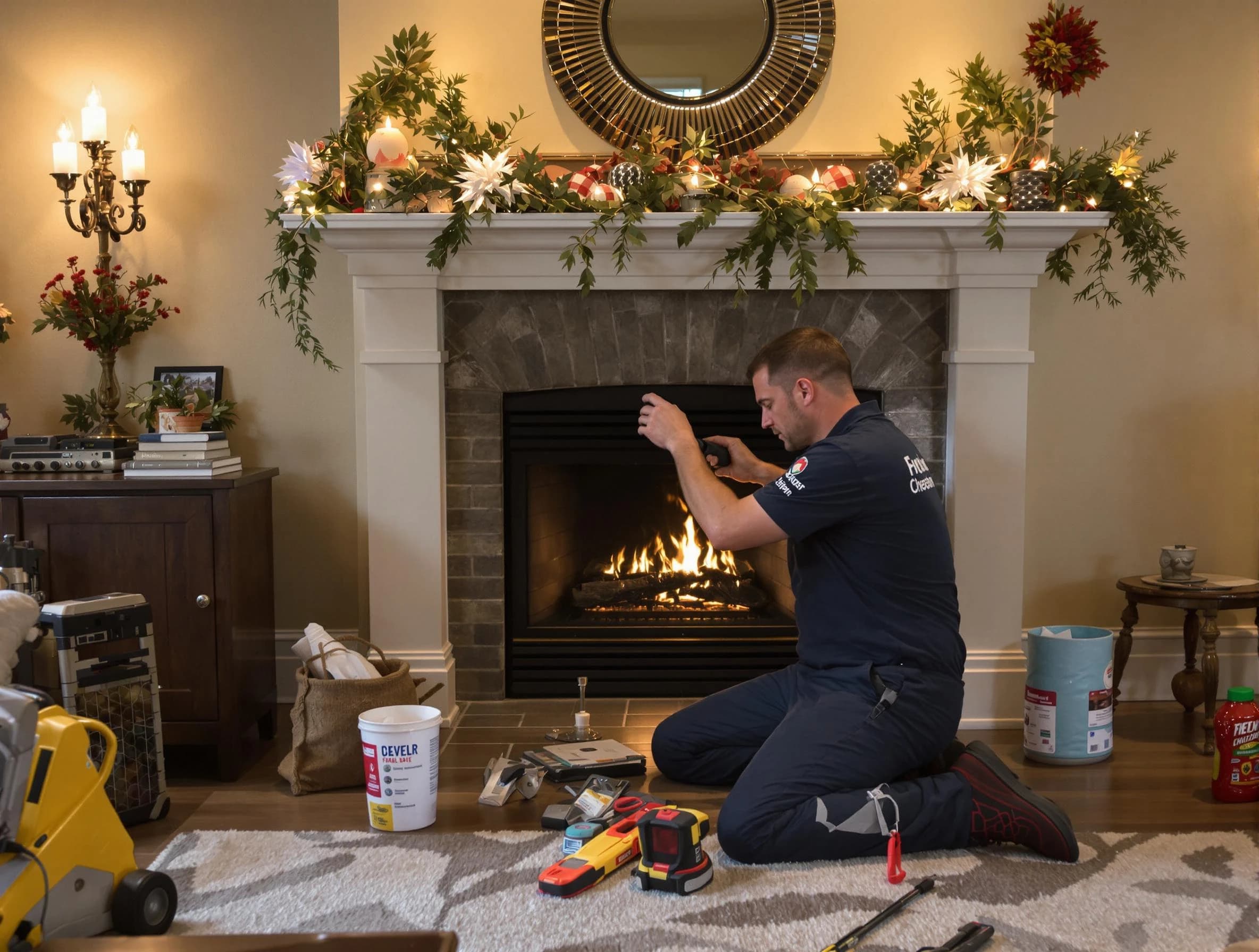 Jonesboro Chimney Sweep offering fireplace maintenance services in Jonesboro, GA