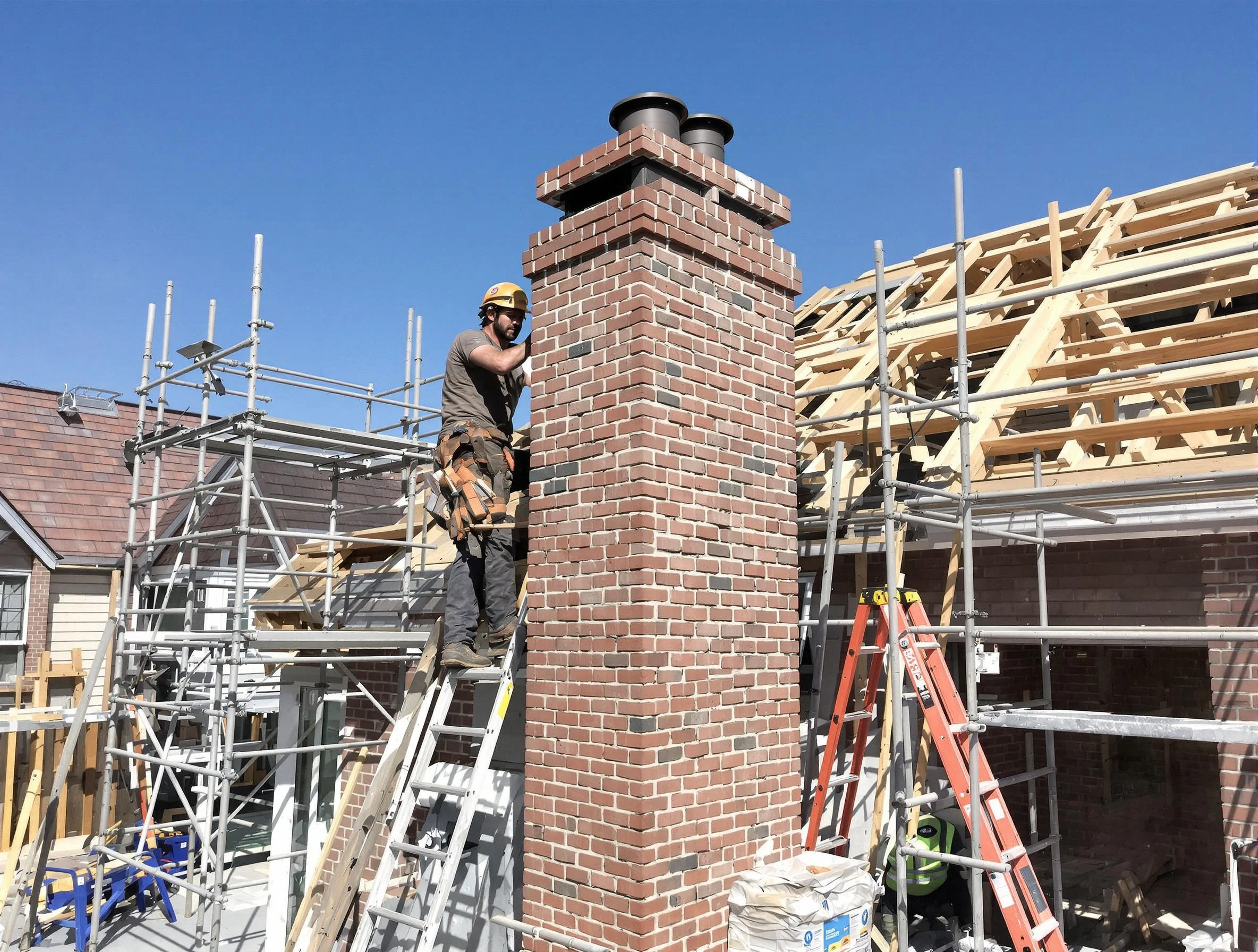 New chimney installation completed by Jonesboro Chimney Sweep in Jonesboro, GA